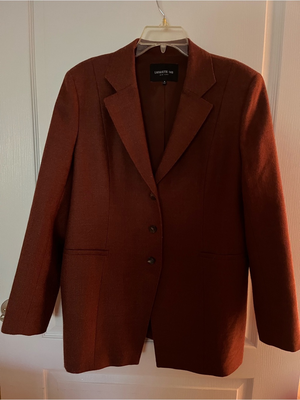 Lafayette 148 New York Women's Rust Blazer